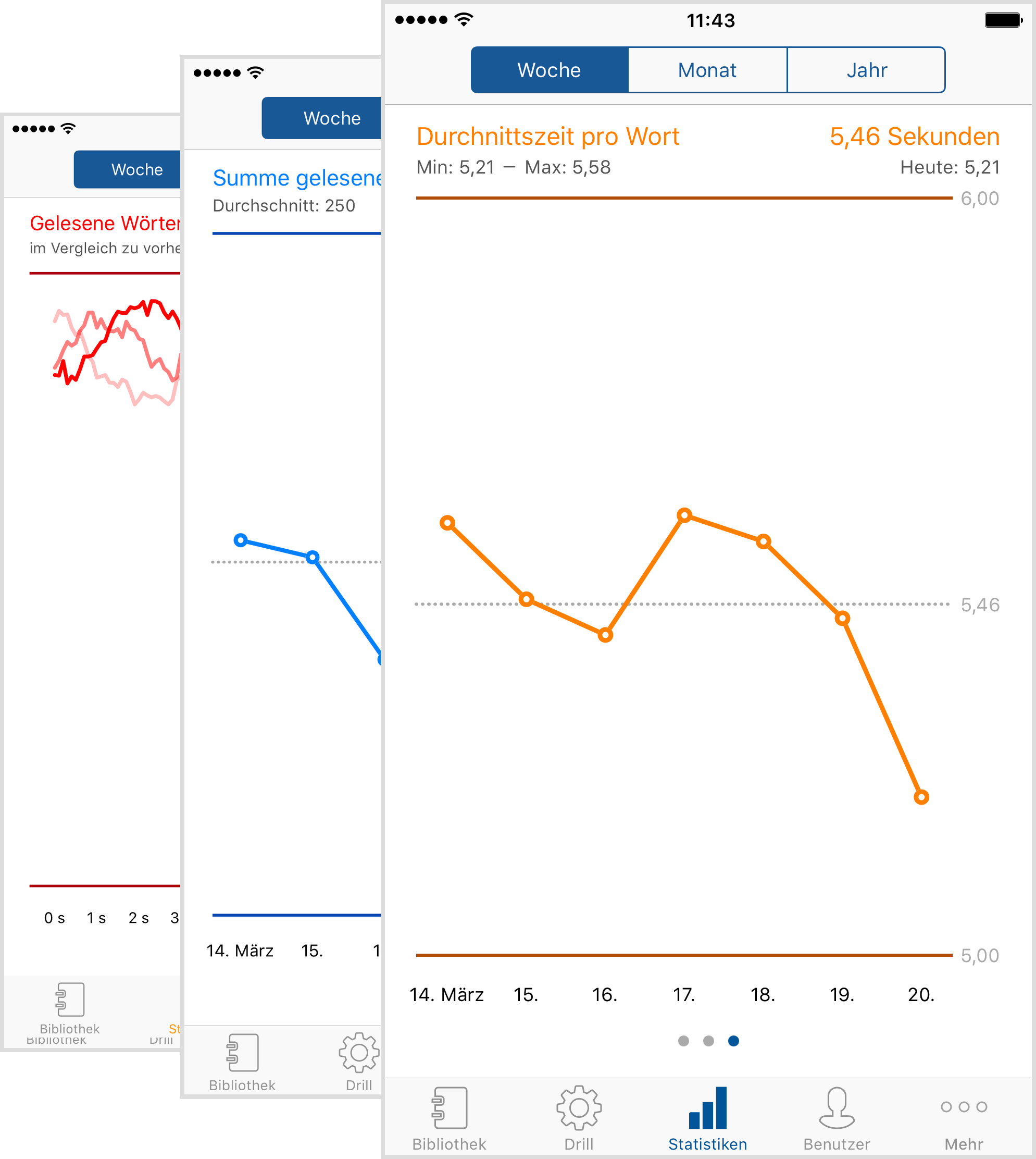Screenshot Statistiken